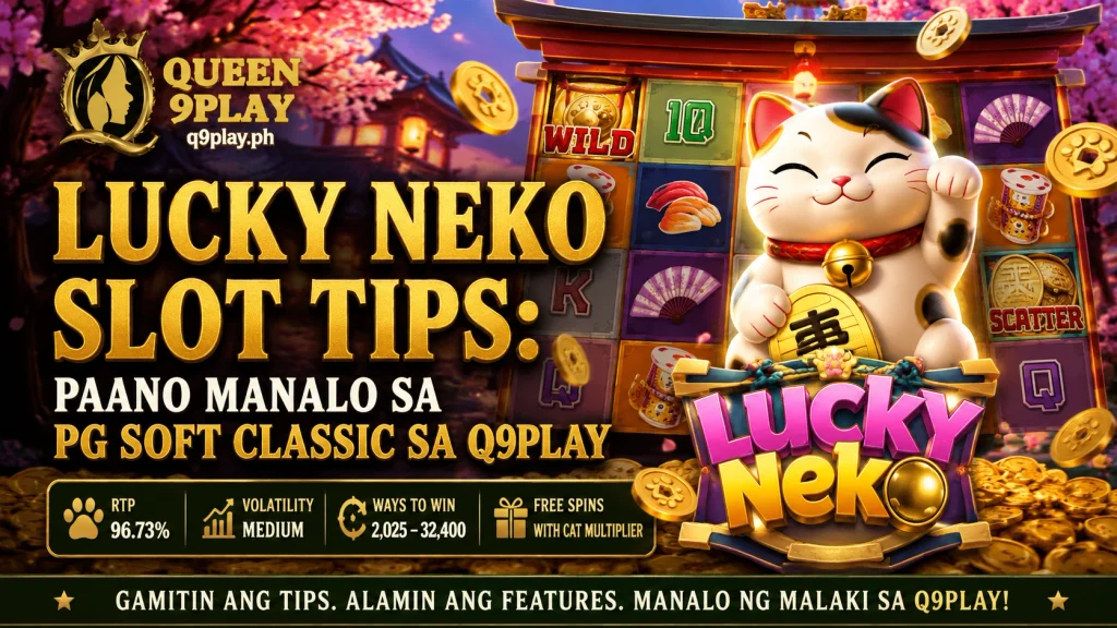 Lucky Neko Slot Tips: Paano Manalo sa PG Soft Classic sa Q9play